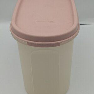 Tupperware Modular Mates Oval Container 4.75 Cup Pink Seal 1612-24 1616-24